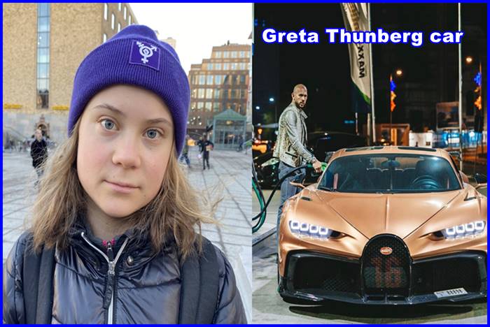 Greta Thunberg chosen to travel in a zero-emissions electric car called the Nissan Leaf?